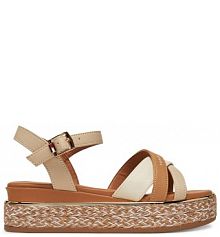 Espadryle Tommy Hilfiger beżowe damskie 