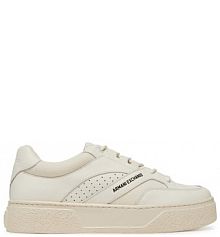 Sneakersy Armani Exchange écru męskie 