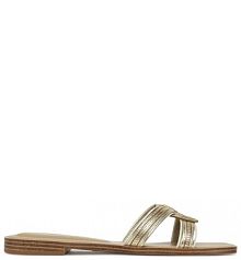 Klapki Aldo złote damskie 