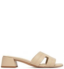 Klapki JENNY beżowe damskie 