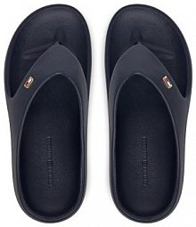 Japonki Tommy Hilfiger granatowe damskie 