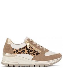 Sneakersy Rieker beżowe damskie 