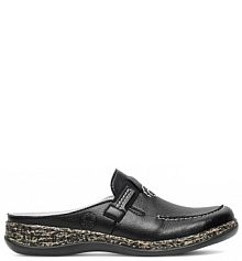 Klapki Rieker czarne damskie 