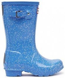 Kalosze Hunter niebieskie dziecięce 