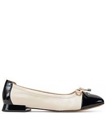 Baleriny Caprice beżowe damskie 