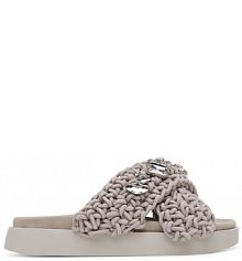 Klapki Inuikii szare damskie 