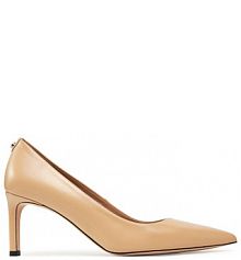 Szpilki BOSS beżowe