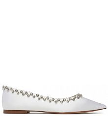 Baleriny Eva Minge białe damskie 