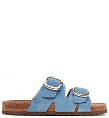 Klapki s.Oliver niebieskie damskie 