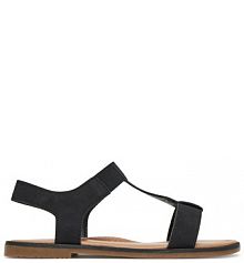 Sandały Nelli Blu czarne dziecięce 