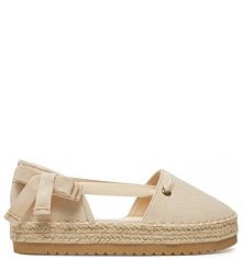 Espadryle DeeZee beżowe damskie 