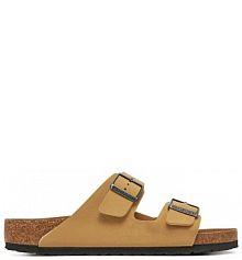 Klapki Birkenstock beżowe męskie 