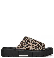 Klapki Tamaris brązowe damskie 