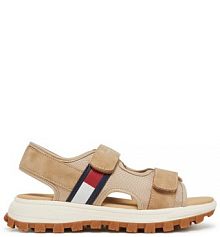 Sandały Tommy Hilfiger beżowe dziecięce 