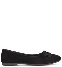 Baleriny JENNY czarne damskie 