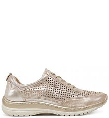 Półbuty Caprice złote damskie 