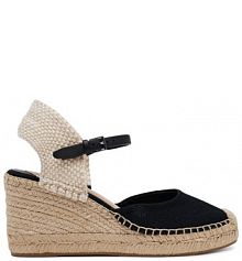 Espadryle LAUREN RALPH LAUREN czarne damskie 