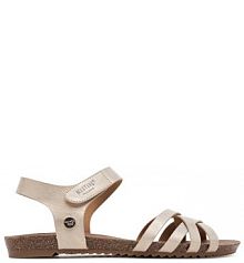 Sandały Mustang beżowe damskie 