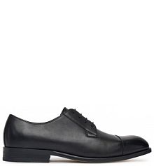 Półbuty wizytowe BOSS czarne męskie 