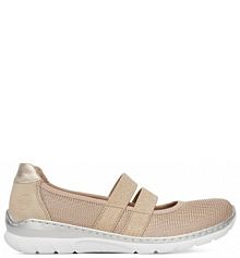 Półbuty Rieker beżowe damskie 