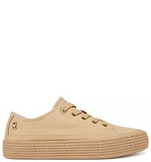 Espadryle Tommy Hilfiger beżowe damskie 