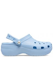 Klapki Crocs niebieskie damskie 