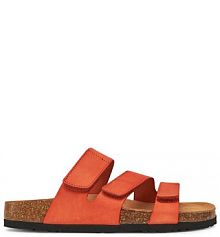 Klapki Dr. Brinkmann pomarańczowe damskie 