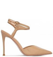Sandały na szpilce Eva Minge beżowe 