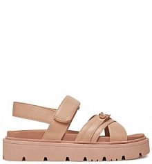 Sandały Calvin Klein Jeans brązowe dziecięce 