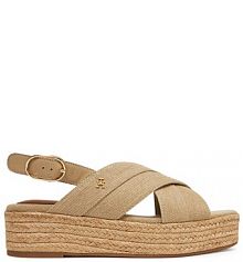 Espadryle Tommy Hilfiger beżowe damskie 