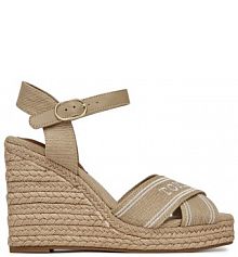 Espadryle Tommy Hilfiger beżowe damskie 