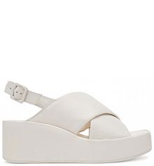 Sandały na koturnie HÖGL écru 