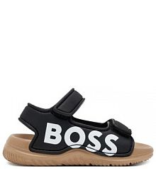 Sandały BOSS czarne dziecięce 