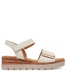 Sandały na koturnie Gabor beżowe 