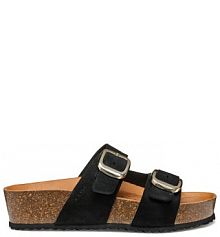 Klapki Geox czarne damskie 