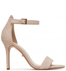 Sandały na szpilce DeeZee beżowe 