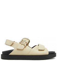 Sandały Tommy Hilfiger écru damskie 