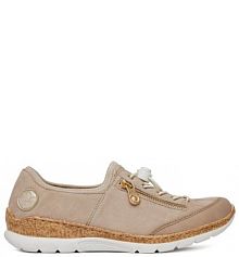 Sneakersy Rieker beżowe damskie 