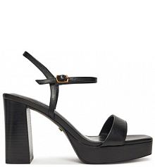 Sandały na słupku GINO ROSSI czarne 