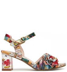 Sandały na słupku Laura Vita kolorowy