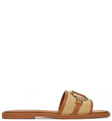 Klapki JENNY brązowe damskie 