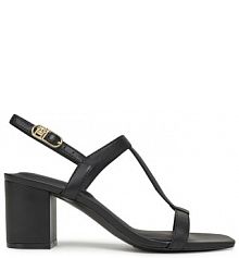 Sandały na słupku Tommy Hilfiger czarne 