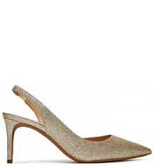 Sandały na szpilce MICHAEL Michael Kors złote 