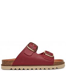 Klapki Dr. Brinkmann czerwone damskie 