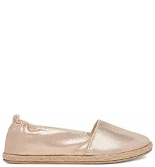 Espadryle JENNY złote damskie 