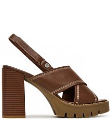 Sandały na słupku G-Star Raw brązowe Star Raw