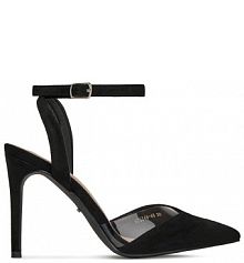 Sandały na szpilce DeeZee czarne 