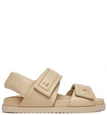 Sandały Patrizia Pepe beżowe damskie 