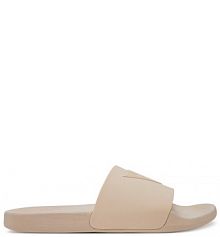 Klapki Guess beżowe męskie 