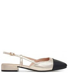 Sandały Clara Barson złote damskie 